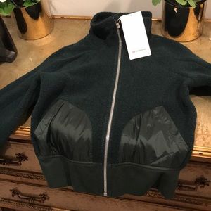 Lululemon emerald green Sherpa jacket